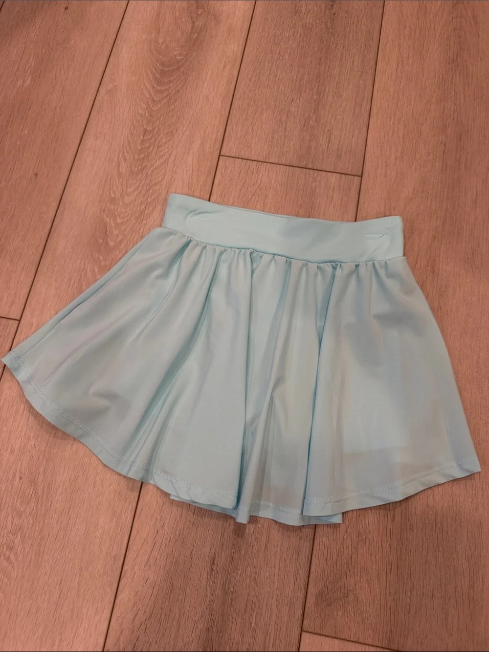 Girls Light Blue Skater Skirt| Med 7/8